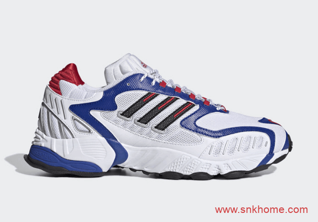 adidas Torsion TRDC 阿迪达斯红白蓝跑鞋酷似高达配色发售价格 货号:EG5269