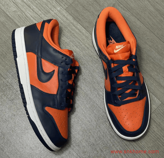 Nike Dunk Low SP “Champ Colors” 耐克Dunk板鞋复刻经典蓝橙配色发售日期 货号：CU1727-800​​​​​