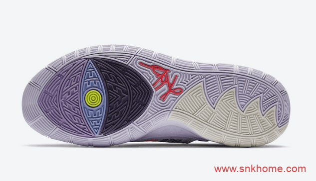 NIKE Kyire 6 欧文6代战靴紫迷彩配色致敬欧文姐姐官网已经上架