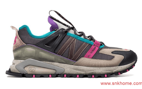 新百伦初代联名 NB联名跑鞋黑棕粉蓝紫灰色拼接 Bodega x New Balance X-Racer 新百伦联名款跑鞋