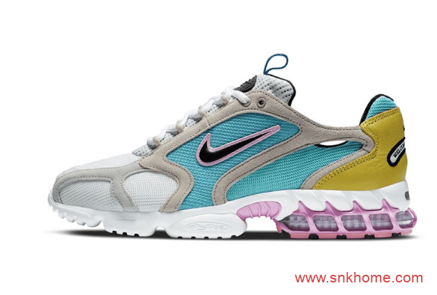 Air Zoom Spiridon Cage 2 可能是耐克斯图西联名的最新配色 NIKE STUSSY灰蓝粉色复古联名款