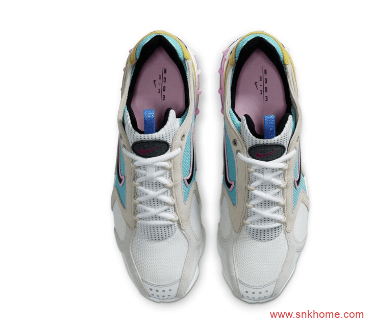 Air Zoom Spiridon Cage 2 可能是耐克斯图西联名的最新配色 NIKE STUSSY灰蓝粉色复古联名款