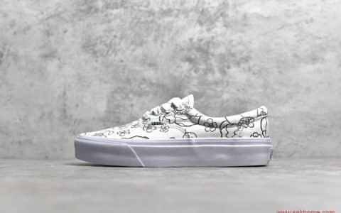 Vans 经典系列Era帆布鞋 U-Color格纹 万斯DIY白色一脚蹬帆布鞋 货号:VN0A4U391UG
