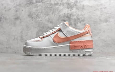 纯原耐克空军一号马卡龙白粉 WMNS Air Force 1 Shadow"Tropical Twist" 货号:CJ1641-101