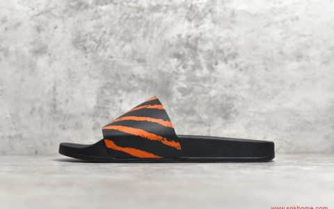 20SS spray stripes喷涂条纹拖鞋 off-white时尚沙滩拖鞋