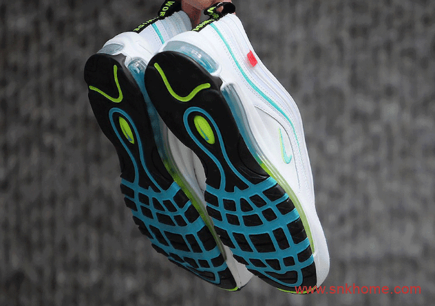 NIKE Air Max 97 “Worldwide” 耐克MAX97渐变配色发售价格 佩带神秘配件 货号：CZ5607-100