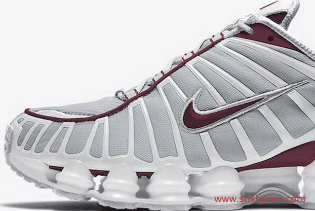 Nike Shox TL 耐克经典SHOX灰红科比母校主题配色跑鞋发售日期 货号:AV3595-103