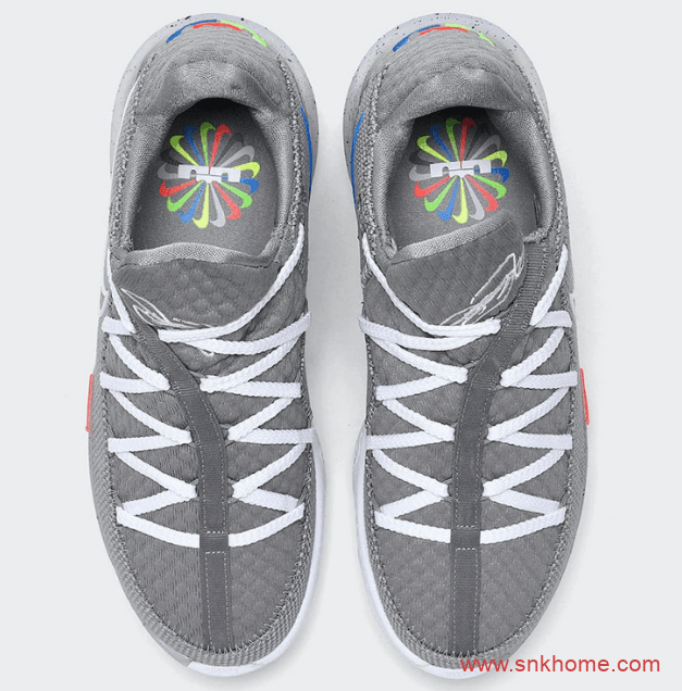 Nike LeBron 17 Low “Particle Grey” 詹姆斯17代灰色篮球鞋夏季实战詹姆斯球鞋 货号:CD5007-004