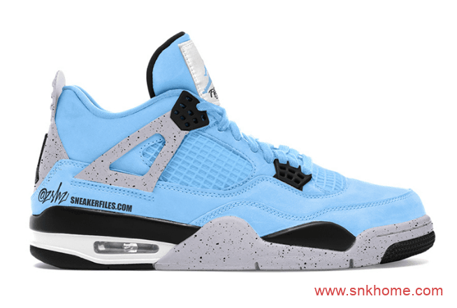 Air Jordan 4 “University Blue” 酷似斯科特联名 AJ4蓝黑全新配色发售价格 货号:CT8527-400