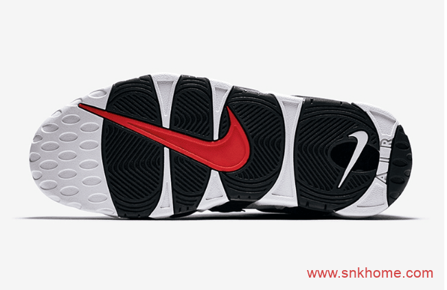 耐克皮喷熊猫白红耐克大AIR Nike Air More Uptempo “Scottie Pippen” PE 耐克皮蓬白黑实战篮球鞋