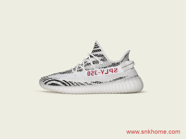 Yeezy Boost 350 V2白斑马复刻下周国内补货 货号:CP9654