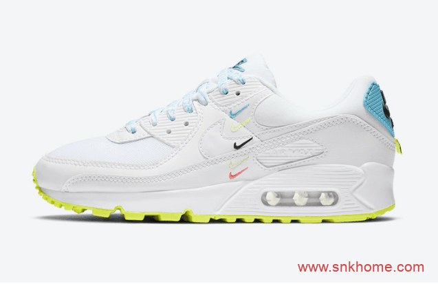 Nike Air Max 90 SE“ Worldwide” 耐克串标MAX90黑蓝黄新配色发售日期 货号:CK7069-100