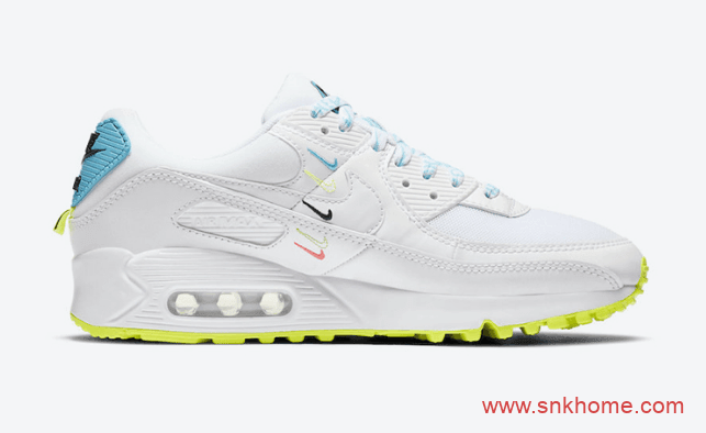 Nike Air Max 90 SE“ Worldwide” 耐克串标MAX90黑蓝黄新配色发售日期 货号:CK7069-100