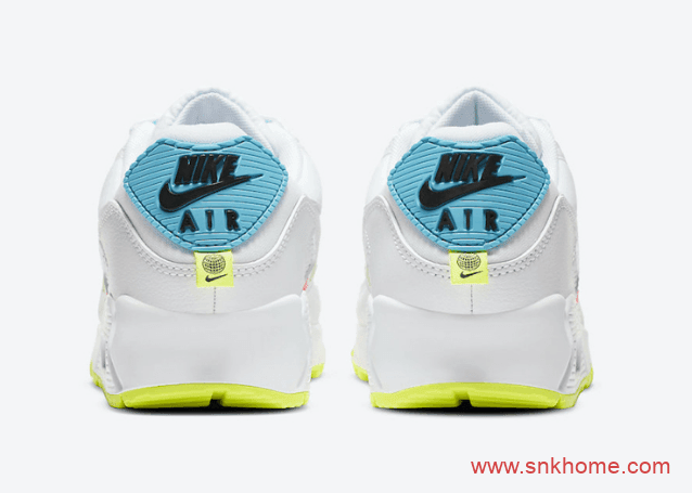Nike Air Max 90 SE“ Worldwide” 耐克串标MAX90黑蓝黄新配色发售日期 货号:CK7069-100