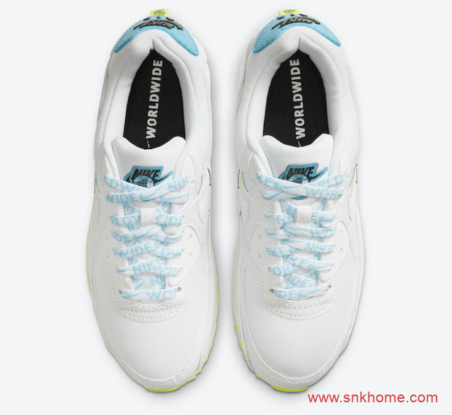 Nike Air Max 90 SE“ Worldwide” 耐克串标MAX90黑蓝黄新配色发售日期 货号:CK7069-100