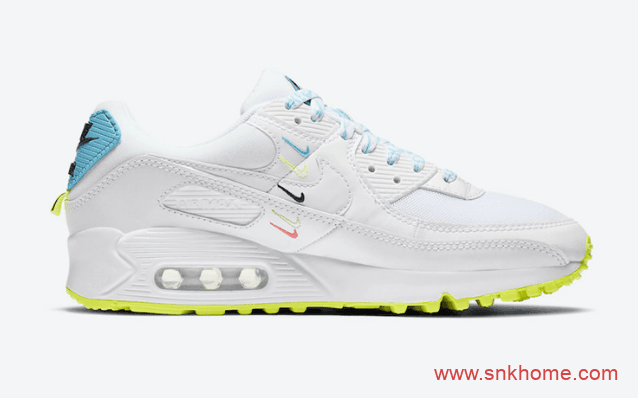 Nike Air Max 90 SE“ Worldwide” 耐克串标MAX90黑蓝黄新配色发售日期 货号:CK7069-100