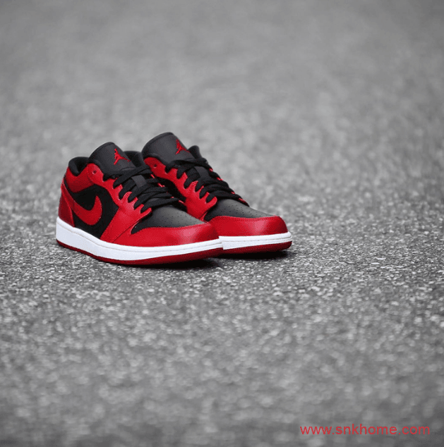 Air Jordan 1 Hi 85 Low 反转黑红AJ1低帮黑红反转实物图曝光