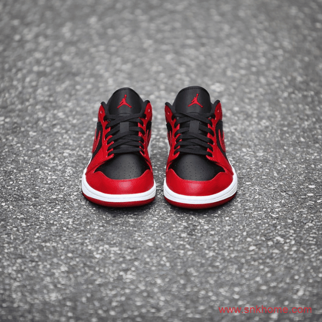 Air Jordan 1 Hi 85 Low 反转黑红AJ1低帮黑红反转实物图曝光