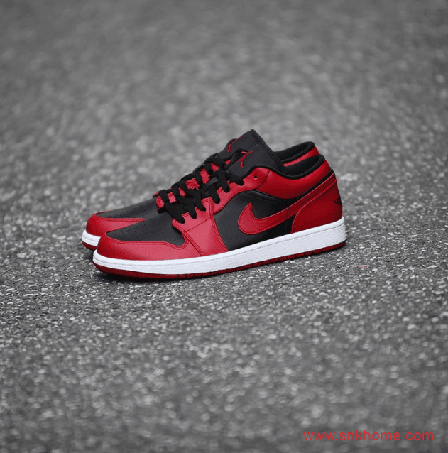 Air Jordan 1 Hi 85 Low 反转黑红AJ1低帮黑红反转实物图曝光
