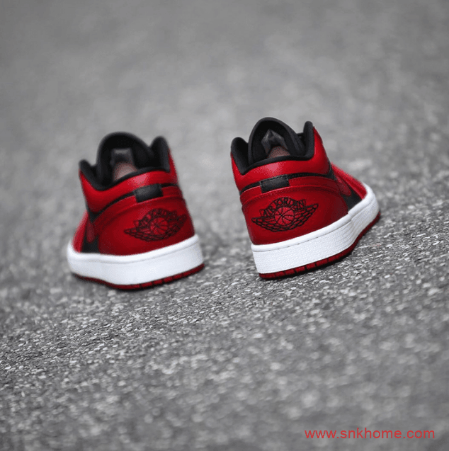 Air Jordan 1 Hi 85 Low 反转黑红AJ1低帮黑红反转实物图曝光