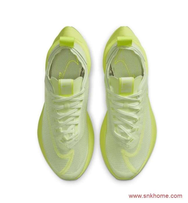 Nike Zoom Double Stacked "Barely Volt" 超级缓震跑鞋 耐克荧光黄双层气垫跑鞋发售日期 货号:CI0804-700