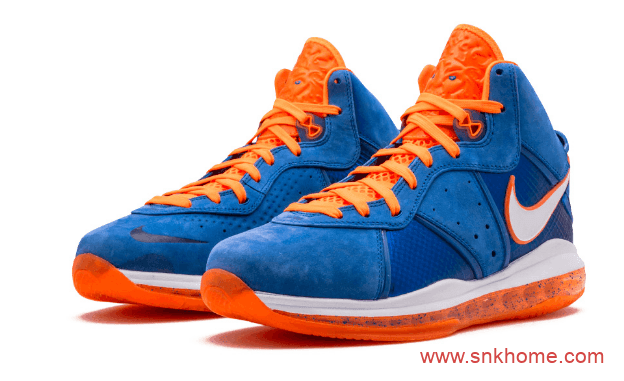 Nike LeBron 8 “Hardwood Classic” 终于来了 詹姆斯8代战靴复刻蓝橙配色 货号:CV1750-400