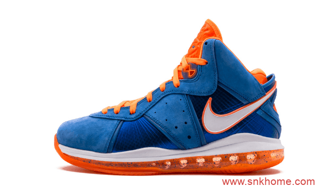 Nike LeBron 8 “Hardwood Classic” 终于来了 詹姆斯8代战靴复刻蓝橙配色 货号:CV1750-400