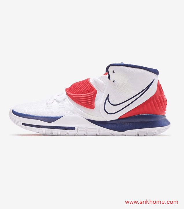 Kyrie 6 “USA” 欧文6代梦之队白红蓝配色官图曝光 欧文6代战靴发布新配色