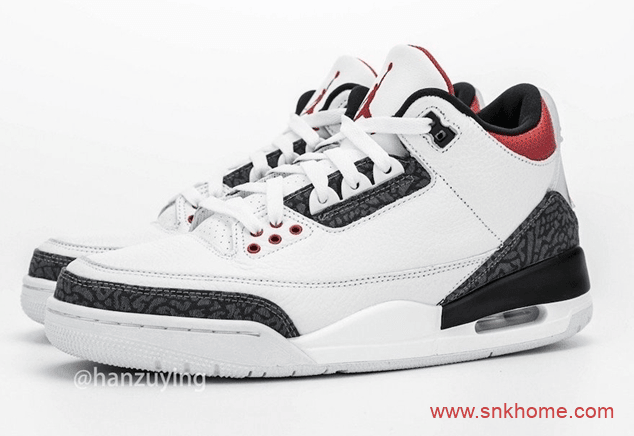 Air Jordan 3 SE DNM“Fire Red” AJ3新火焰红规格太高 AJ3爆裂纹火焰红发售日期 货号:CZ6431-100