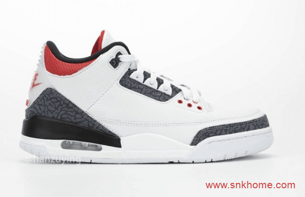 Air Jordan 3 SE DNM“Fire Red” AJ3新火焰红规格太高 AJ3爆裂纹火焰红发售日期 货号:CZ6431-100