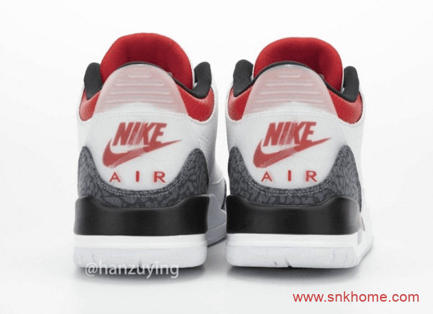 Air Jordan 3 SE DNM“Fire Red” AJ3新火焰红规格太高 AJ3爆裂纹火焰红发售日期 货号:CZ6431-100