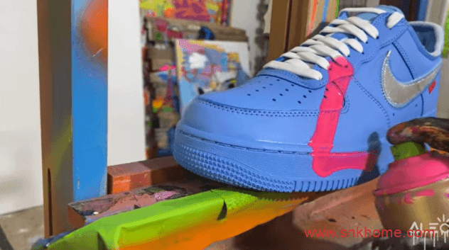 Nike Air Force 1 “MCA”为画布 Alec作画 耐克空军OW联名艺术馆秒变大富翁