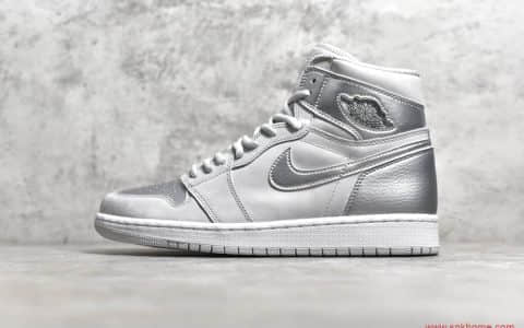 耐克代工厂纯原AJ1OG日本限定 Air Jordan 1 High OG “Japan”日本限定白银配色 货号：DC1788-029
