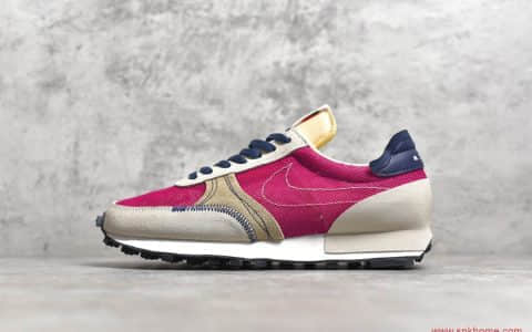 NIKE Daybreak N.354 莆田公司级版本耐克华夫N.354灰粉色 耐克透气跑鞋 货号：CW7566-500