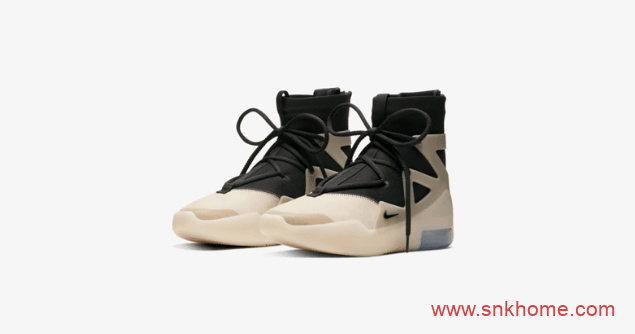 Nike Air Fear of God 1 “String” 耐克FOG主理人谣言不攻自破 FOG黑灰配色发售日期 货号:AR4237-902