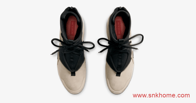 Nike Air Fear of God 1 “String” 耐克FOG主理人谣言不攻自破 FOG黑灰配色发售日期 货号:AR4237-902