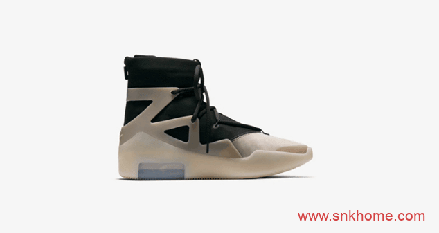 Nike Air Fear of God 1 “String” 耐克FOG主理人谣言不攻自破 FOG黑灰配色发售日期 货号:AR4237-902