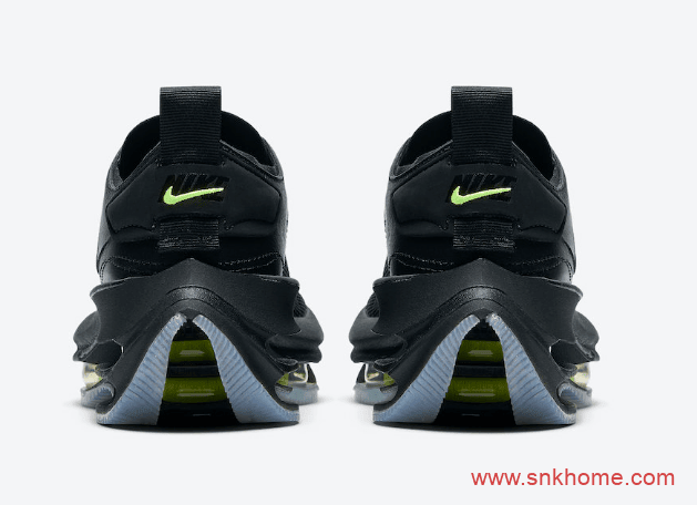 Nike Zoom Double Stacked “Black Volt” 耐克新款黑色双气垫缓震跑鞋发售价格 货号:CI0804-001