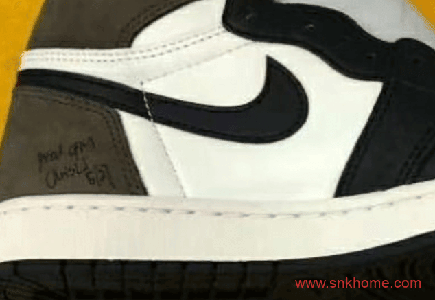 小倒勾AJ1实物图曝光 Air Jordan 1 High OG “Dark Mocha” 小倒勾AJ1高帮发售日期 货号:555088-105