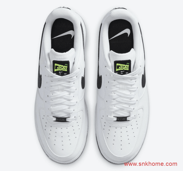 Nike Air Force 1 Low“ NY vs NY” 耐克空军白黑鞋舌魔术贴官图释出 货号:CW7297-100