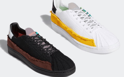 阿迪达斯菲董贝壳头联名款 Pharrell Williams x adidas Superstar 贝壳头五十周年 货号：FY2294 / FY1787