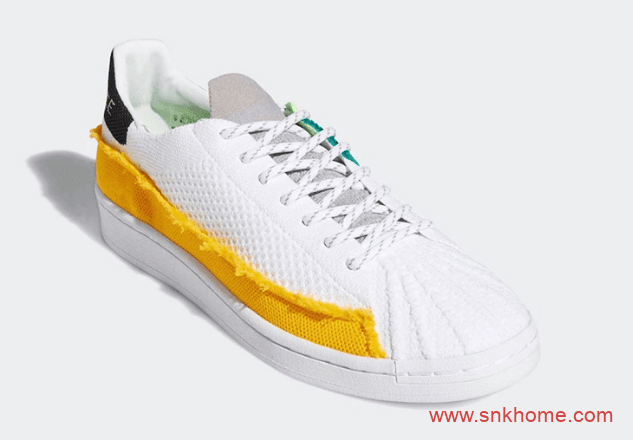 阿迪达斯菲董贝壳头联名款 Pharrell Williams x adidas Superstar 贝壳头五十周年 货号:FY2294 / FY1787