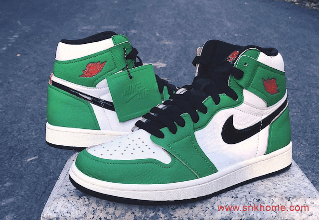 凯尔特人AJ1白绿高帮新配色发售日期 Air Jordan 1 High OG WMNS “Lucky Green” 货号:DB4612-300