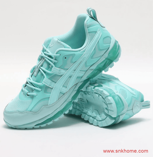 亚瑟士小白鞋 ASICS SportStyle × GmbH GEL-NANDI 360 亚瑟士薄荷绿跑鞋 货号:1021A415-100/1021A415-401