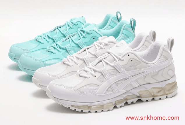 亚瑟士小白鞋 ASICS SportStyle × GmbH GEL-NANDI 360 亚瑟士薄荷绿跑鞋 货号:1021A415-100/1021A415-401