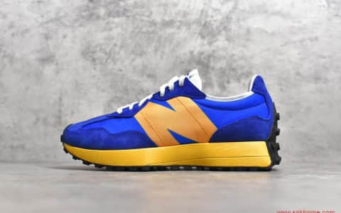 New Balance 327 公司级复刻新百伦NB327蓝橙鸳鸯配色 货号:MS327LAB