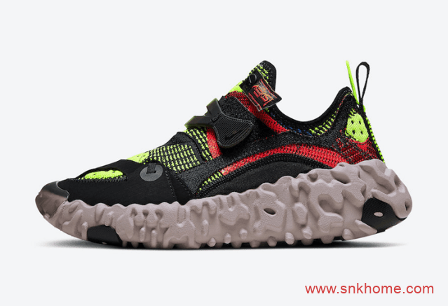 耐克ISPA系列3M反光跑鞋 Nike ISPA OverReact 耐克魔术贴跑鞋 货号:CD9664-001