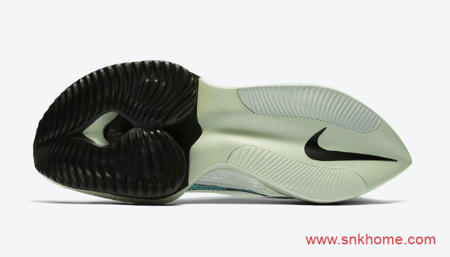 耐克最强跑鞋 耐克马拉松系列 Nike Air Zoom Alphafly Next% 耐克白浅绿色跑鞋发售日期 货号:CI9925-100