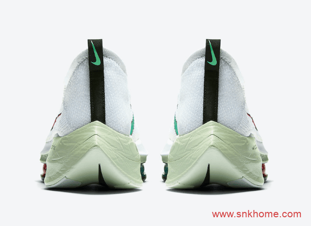耐克最强跑鞋 耐克马拉松系列 Nike Air Zoom Alphafly Next% 耐克白浅绿色跑鞋发售日期 货号:CI9925-100