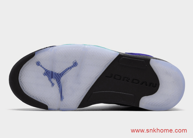 反转葡萄 Air Jordan 5 “Alternate Grape” AJ5黑紫反转葡萄发售日期 货号:136027-500